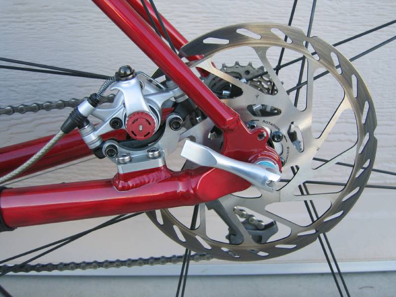 Adjustable Bike Frame Conversion Kit Bicycle Disc Brake Adaptor Bracket Mountain 